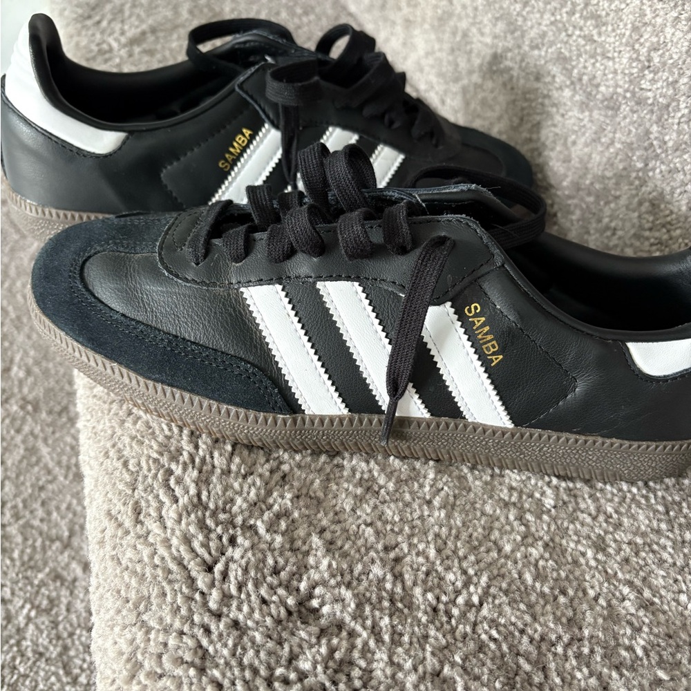 Adidas Samba Black and White Men's Shoes